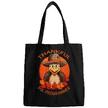 Discover SQL Programmer Funny Thanksgiving Turkey Fall Bags