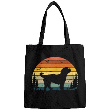 Discover Bernedoodle Dog Lover vintages Retro Funny Bags