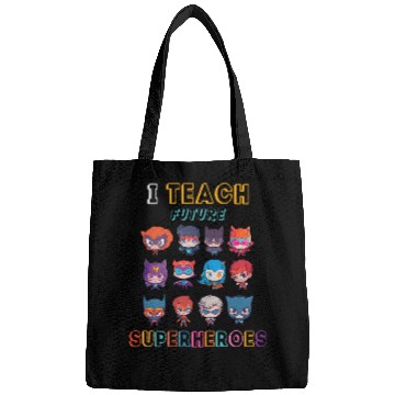 Discover I Teach Future Superheroes School Teacher Kid Funny Bags