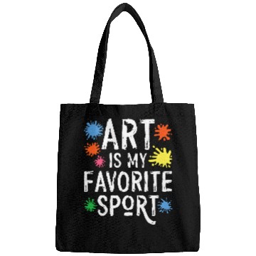 Discover Creative Sketching Art Is My Favorite Sport Artist Painter Bags