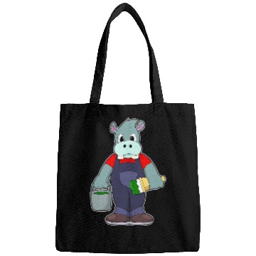 Discover Hippo Painter Paint brush Painting Bags
