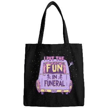 Discover I Put the Fun in Funeral Pastel Goth Emo Mortician Embalmer 413 Bags