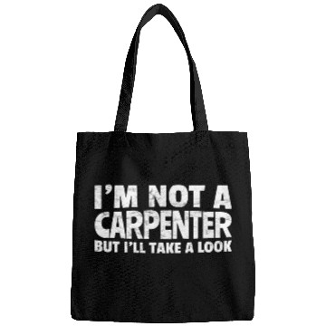 Discover Woodworking Funny Carpenter For Men Handyman Carpenter Bags