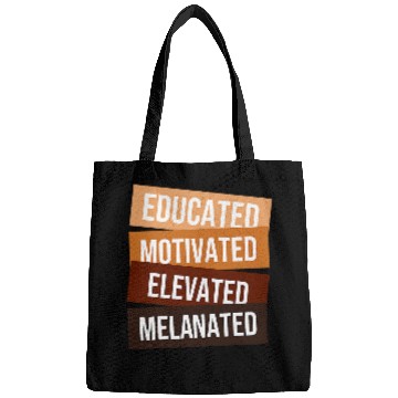 Discover Afrocentric Black Pride Educated Motivated Elevated 1 Bags