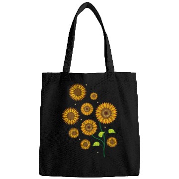 Discover Florist Hippie Flower Gardener vintages Yellow Sunflower Bags