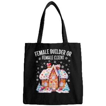 Discover Gingerbread House Female Builder or Female Client Christmas Bags
