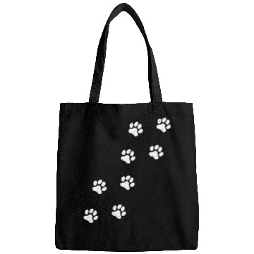 Discover Dog Paw Print Animal Lover Cat Paw Prints Funny Paw Print Bags