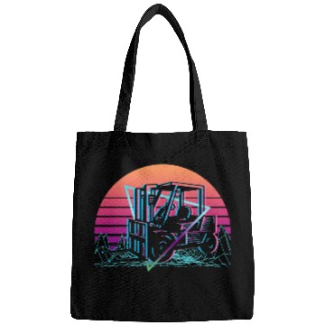Discover Forklift Operator Retro Bags