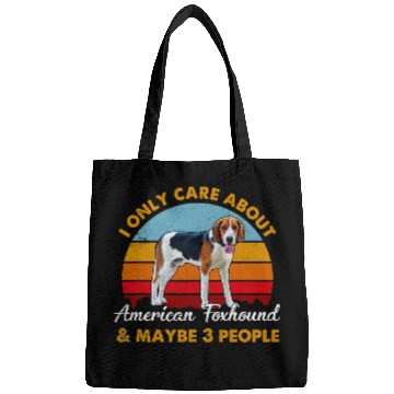 Discover Retro Style Sunset American Foxhound Bags