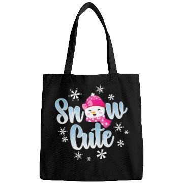 Discover Snow Cute Happy Snowman Let it Snow Graphic 393 Bags