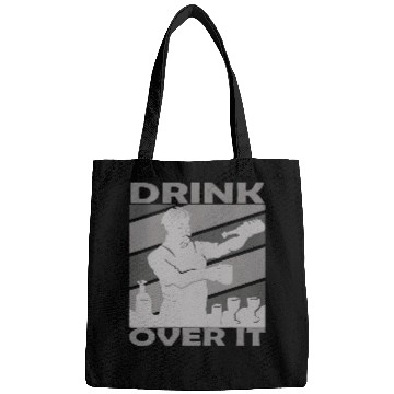 Discover drink over it bartender cocktail party barman bartender Bags