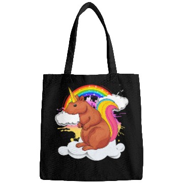 Discover Rainbow Forest Squirrelcorn Fantasy Animal Unicorns Squirrel Bags