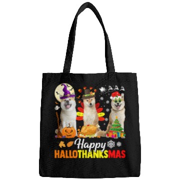 Discover Dog Shiba Inu Lover Hallothanksmas Dog Dad Dog Mom Bags
