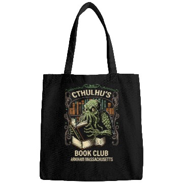 Discover Reading Book Cthulhus Book Worm Book Club Read More Books Cthulhu Reader Bags
