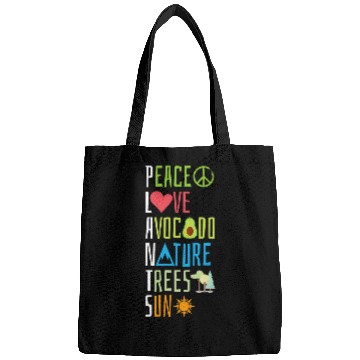 Discover Gardening Plant Peace Love Avocado Nature Trees Sun Bags