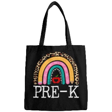Discover Prek Teacher Leopard Rainbow Student Back To School Bags