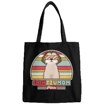 Discover Shih Tzu Mom  Retro Style Bags