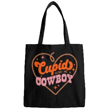 Discover Cupid Sends Me A Cowboy Bags