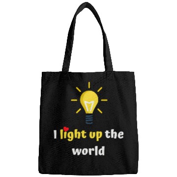 Discover Funny Electrician Lineman Light Bulb Bags