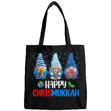 Discover Happy Chrismukkah Gnomes Merry Christmas And Happy Hanukkah193 Bags