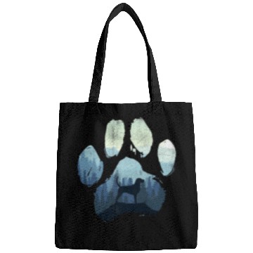 Discover English Foxhound Dog Paw Mom Dad Mountains Bags