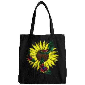 Discover Butterfly Sunshine Sunflower Butterflys Bags
