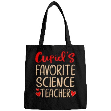 Discover Cupids Favorite Science Teacher Funny Valentines Day Bags