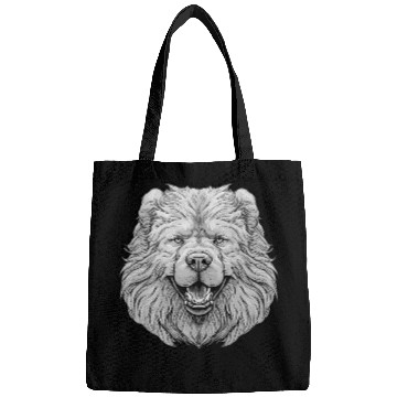 Discover Chow Chow Dog Portrait Animal Bags