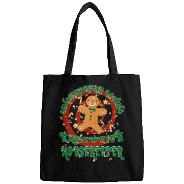 Discover Executive Housekeeper Job Gingerbread Funny Xmas Bags