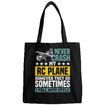 Discover Never Crash My RC For Model Pilot Bags