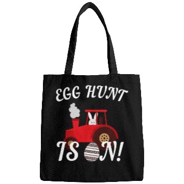 Discover Tractor driving Kids Cute Easter Bunny Tractor Egg Hunt Is On Easter Egg Hunt Bags