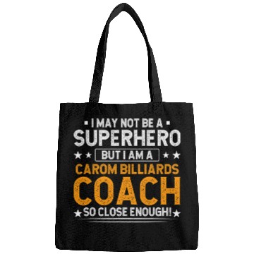 Discover Superhero Carom Billiards Coachs Funny Bags