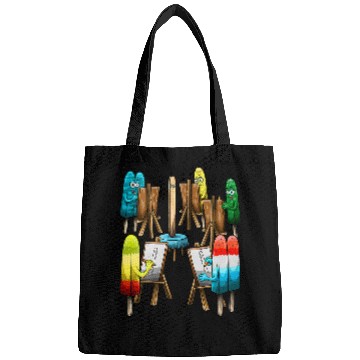 Discover Fun Popsicle Act Sketch Drawing School Art Class for Artists Bags