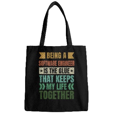 Discover Software Engineer Keeps My Life Together Developer Sayings Bags