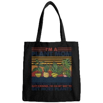 Discover Plant Mom vintages Retro Sunset117 Bags
