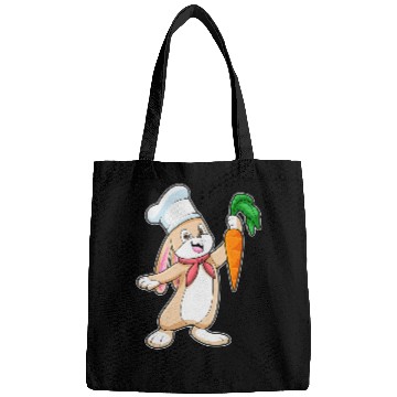 Discover Rabbits Cook Chef hat Carrot Bags
