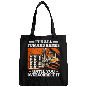 Discover Certified forklift operator warehouse designated driver Bags