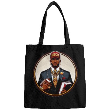 Discover HBCU Football Black History Educated Alumni Apparel Bags