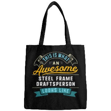 Discover Funny Steel Frame Draftsperson Awesome Job Occupation Bags