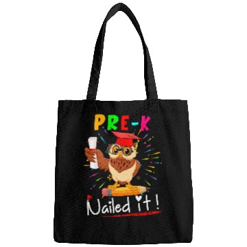 Discover PreK Nailed It Cute Owl Pencil Student Graduation Lover Bags