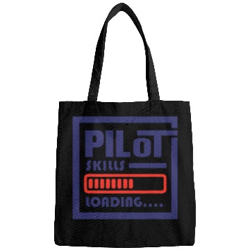 Discover Pilot Skills Loading Funny Airplane Aeroplane Bags
