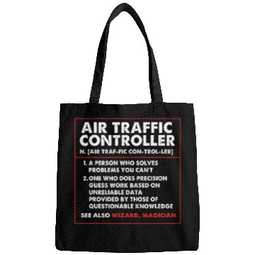 Discover Funny Aviation Air Traffic Controller Definition Bags