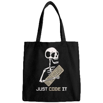 Discover Skeletons Skulls Programmer Software Developer Coder Code It Skull Bags