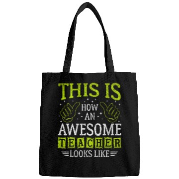 Discover Funny Quote Thumbs Up Awesome Teacher Assistant Bags