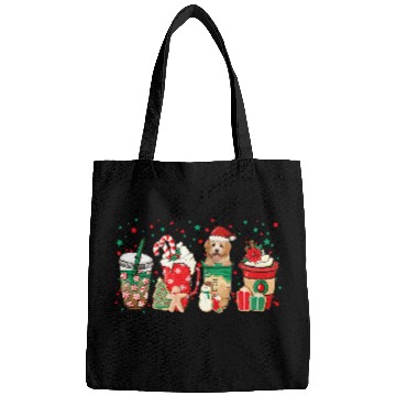 Discover Dog Havanese Christmas Coffee Red Peppermint Latte Iced Havanese Bags