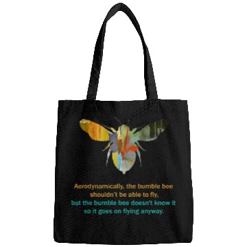 Discover BUMBLEBEE SILHOUETTE ART Bags