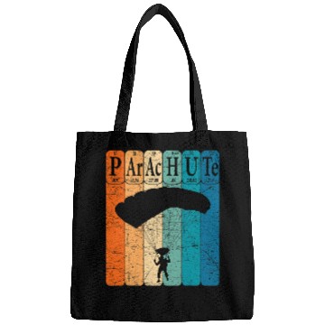Discover Skydiving Gift Skydiver Periodic Table Elements Skydiving Parachute 1 Bags