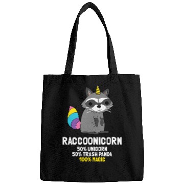 Discover Raccoonicorn Trash Panda Raccoon Unicorn Bags