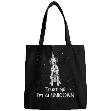 Discover Pony Unicorns Funny Dalmatian Unicorns Ponies Bags