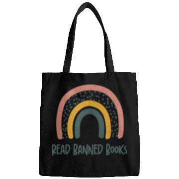 Discover Reading Book Read Banned Books Book Lover Funny Librarian Rainbow Reader Bags